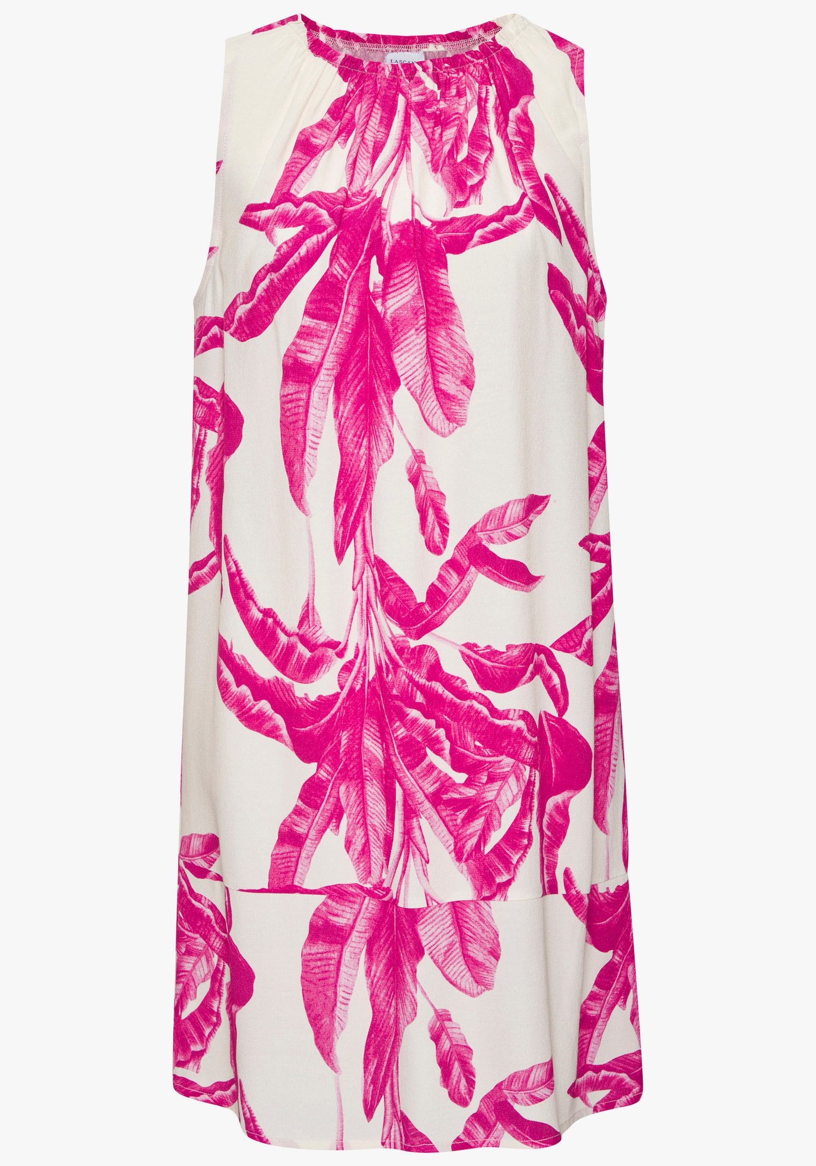 LASCANA Druckkleid - creme-pink bedruckt