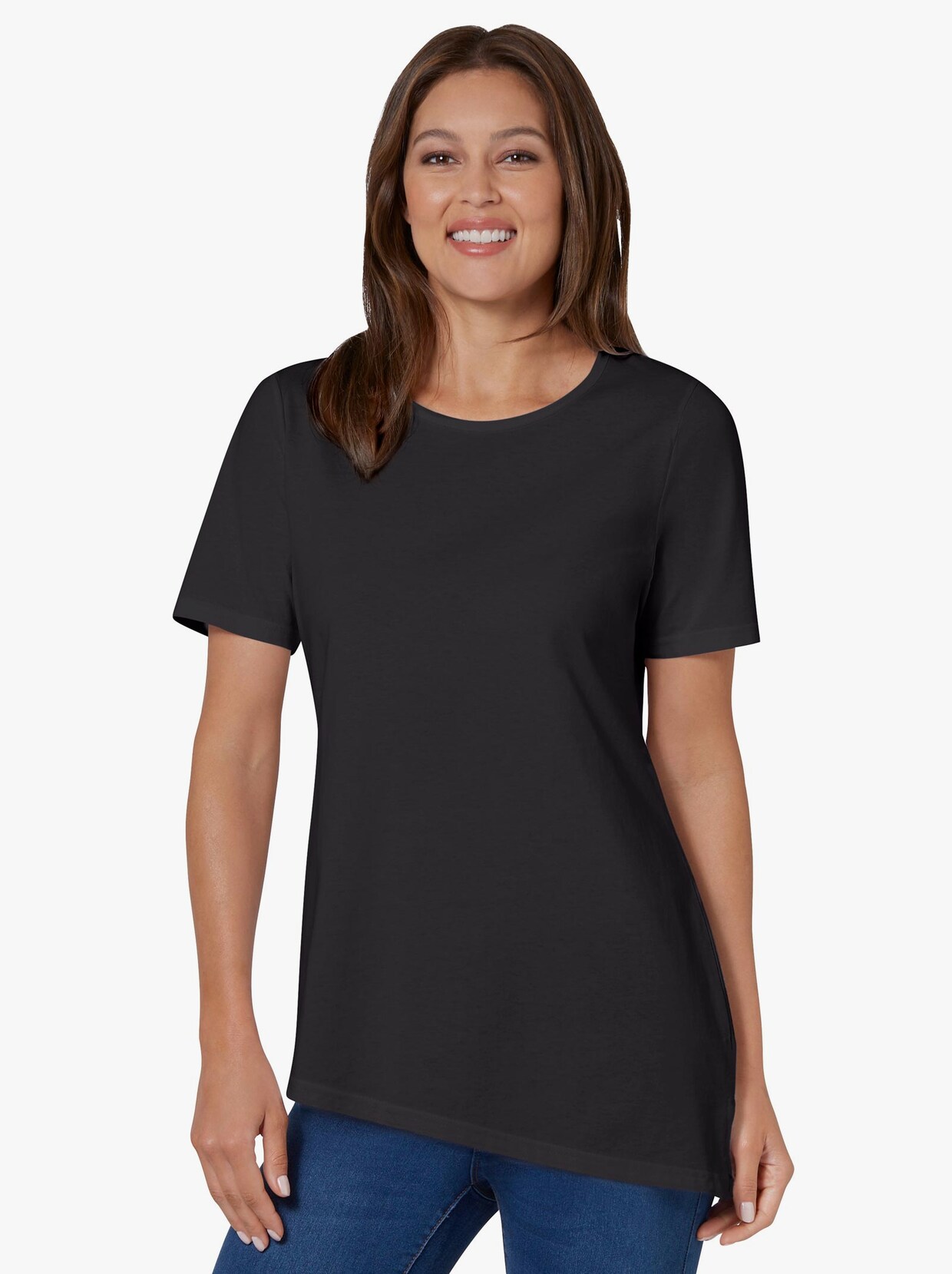 Longshirt - schwarz