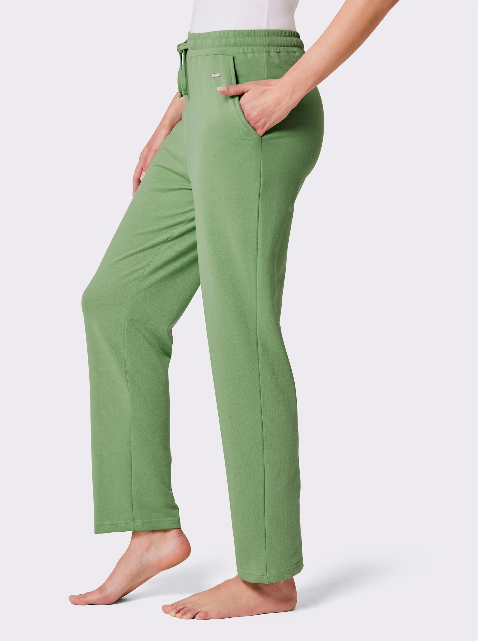 feel good Broek - eucalyptus