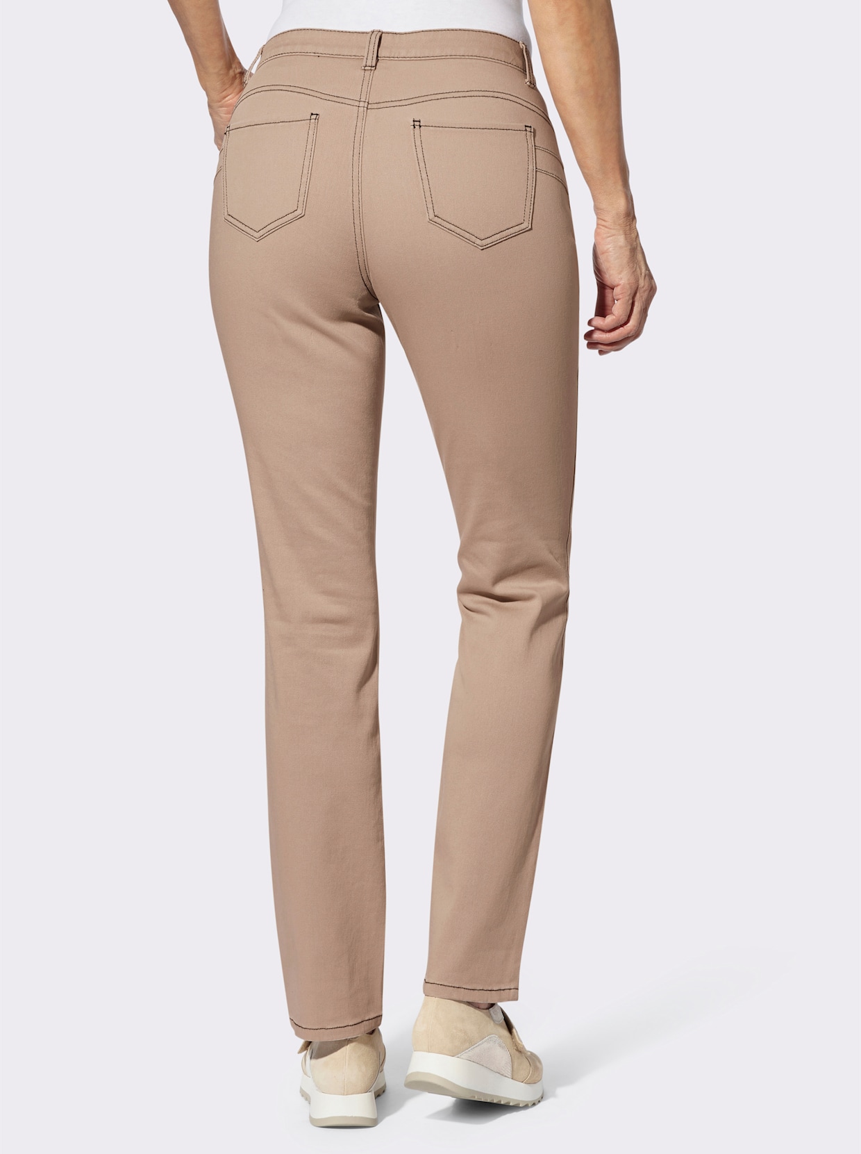 Push-up jeans - beige