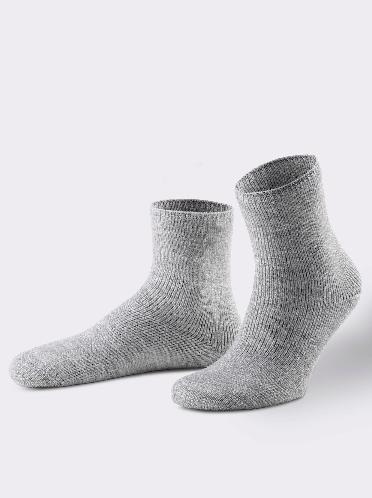 wäschepur Damen-Socken - steingrau