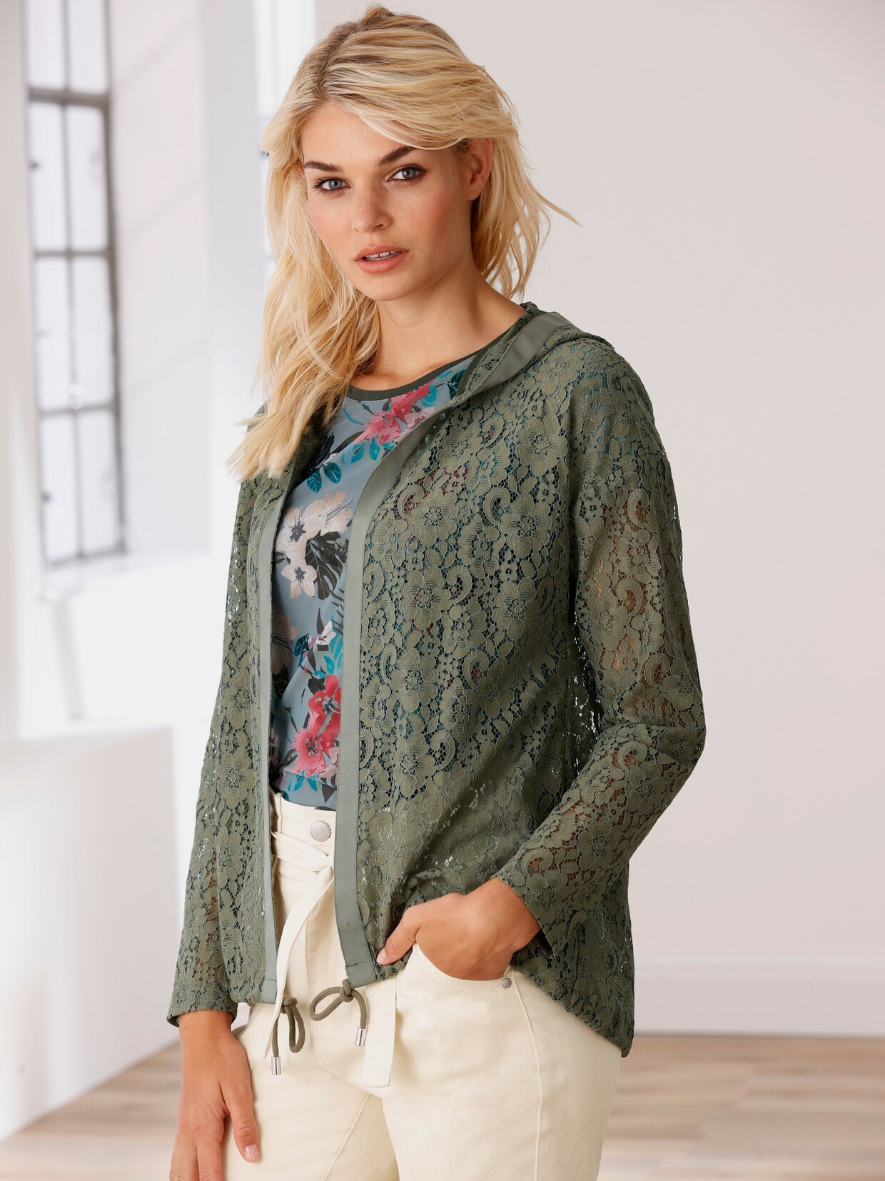 heine Blusenjacke - khaki