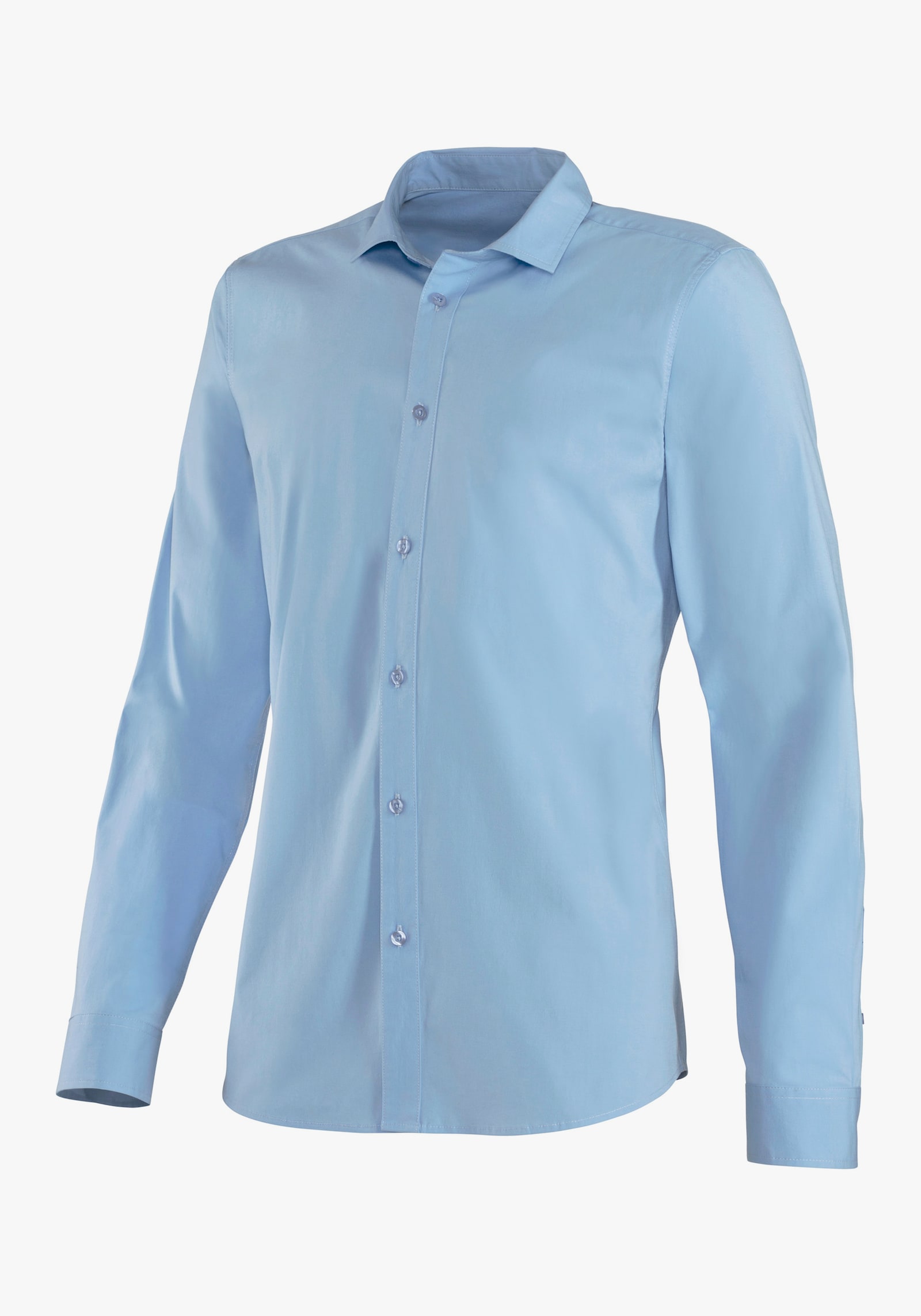 John Devin Langarmhemd - hellblau