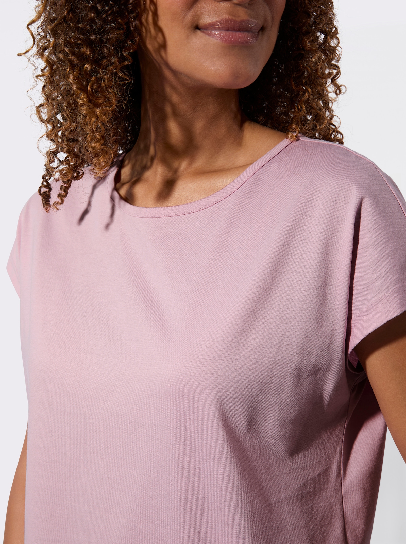 Tričko v balení po 2 ks - růžová + ecru