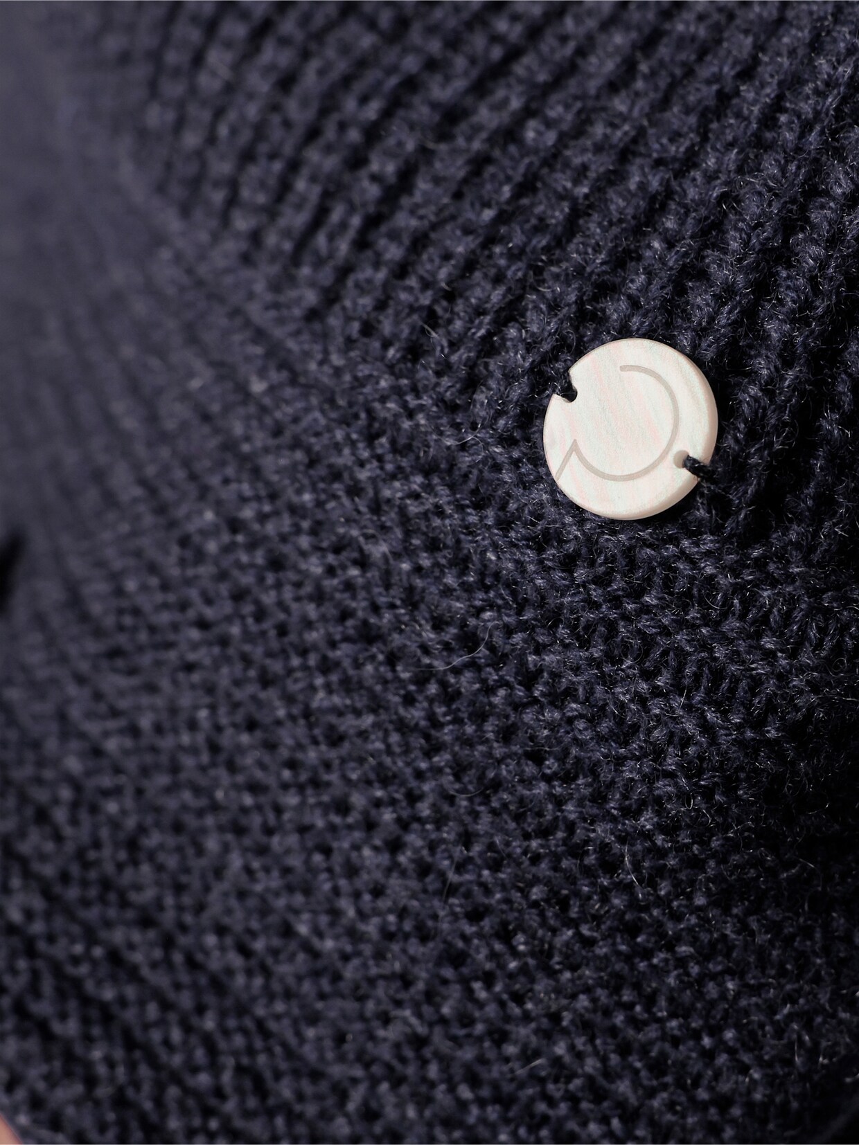 CREATION L PREMIUM Rollkragenpullover - marine-meliert