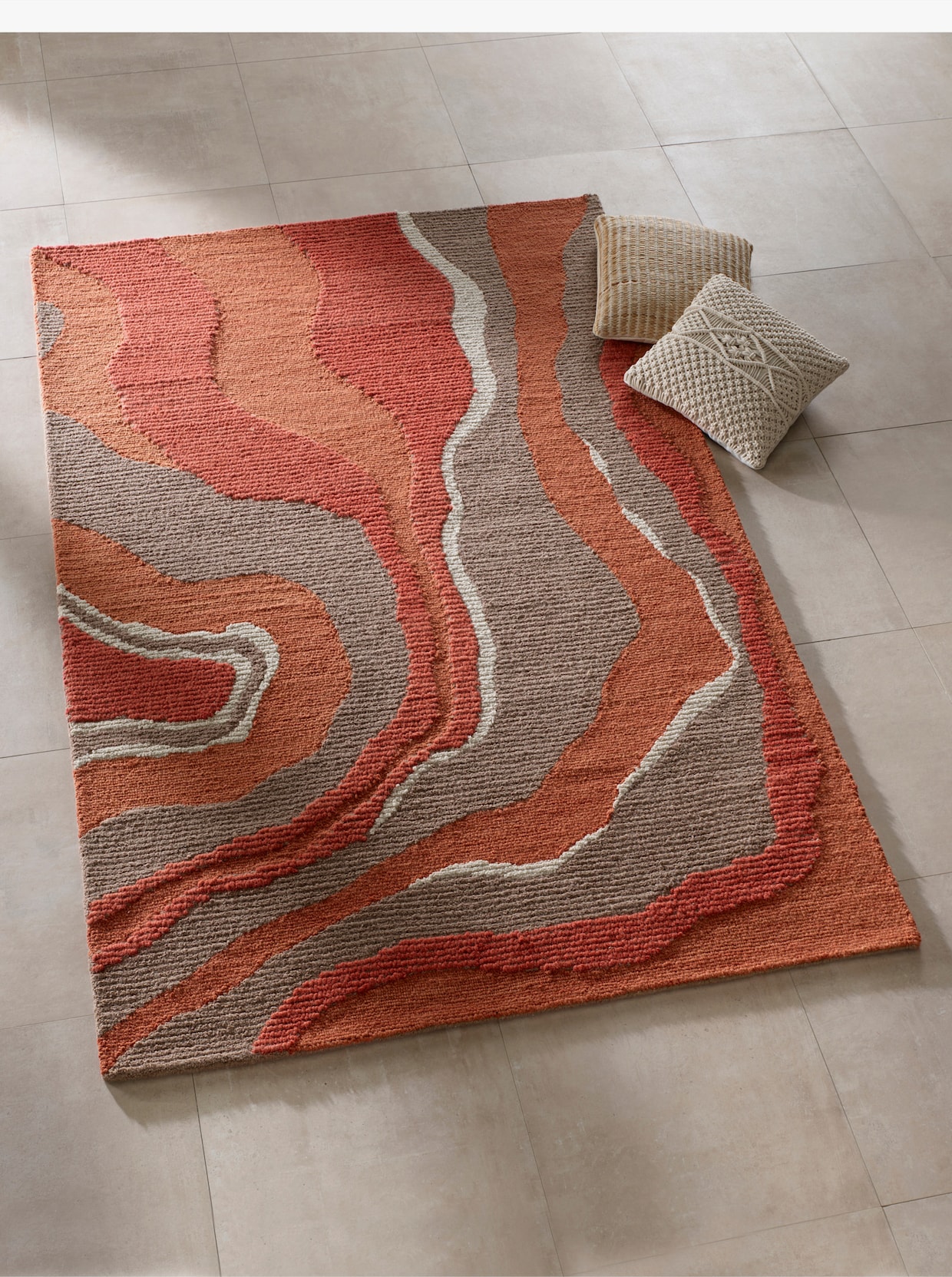 heine home Tapijt - terra/taupe