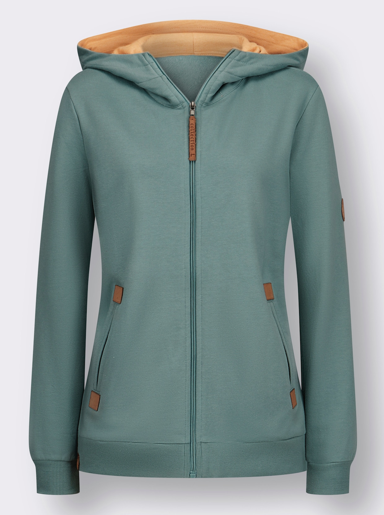 Sweatjacke - jade