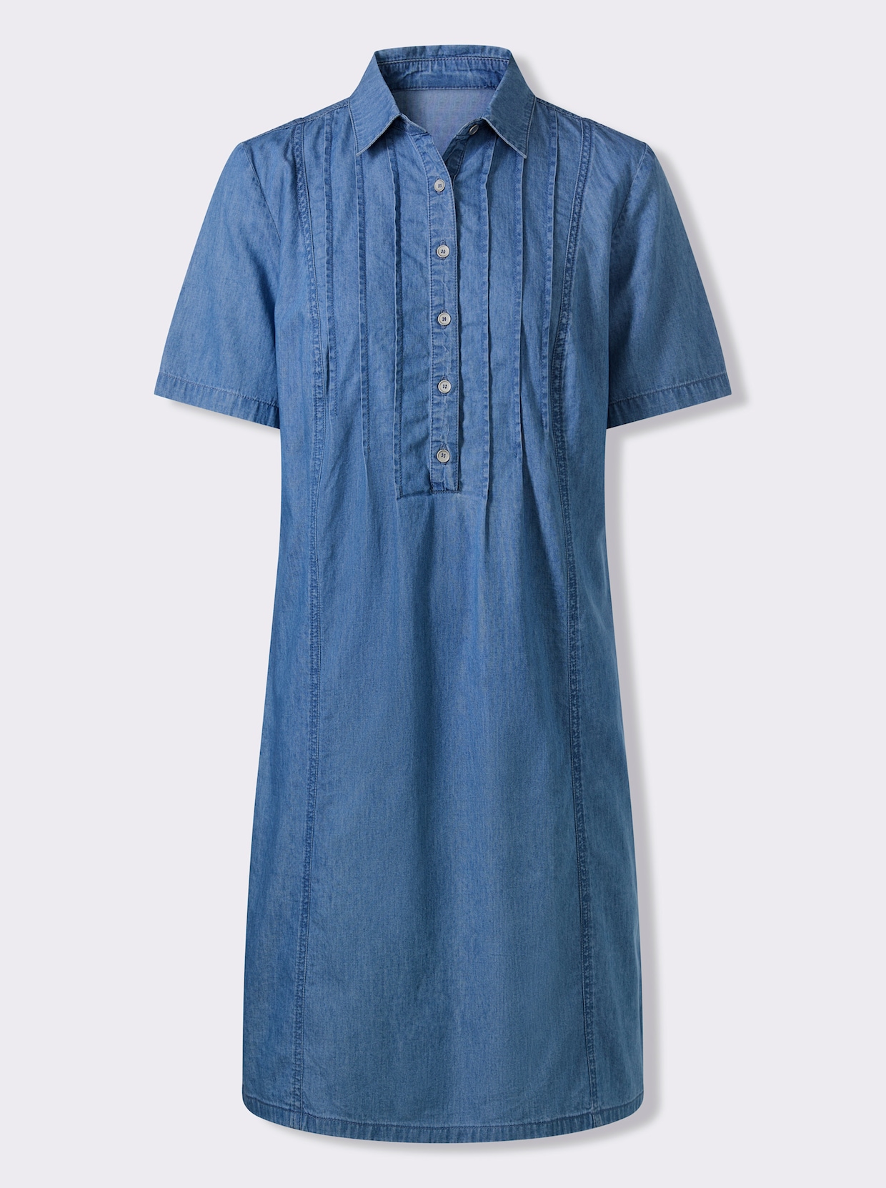 Jeanskleid - blue-bleached