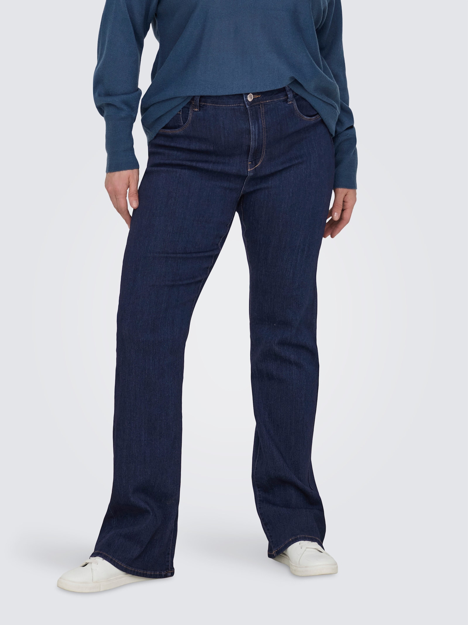 Bootcut-Jeans - dark blue denim