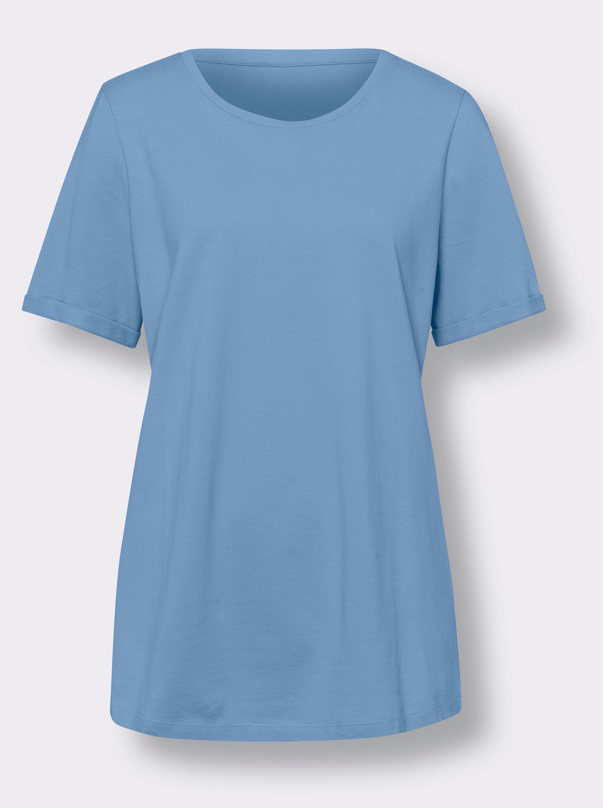 Lang shirt - hemelsblauw