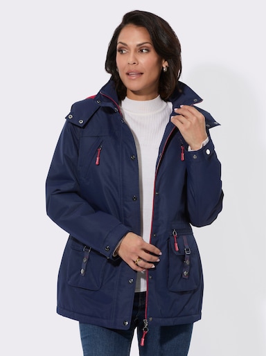 Funktionsjacke mit Texventure-Ausrüstung - marine