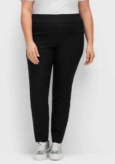 Stehmann Comfort line Stretch-Hose in Schlupfform - schwarz