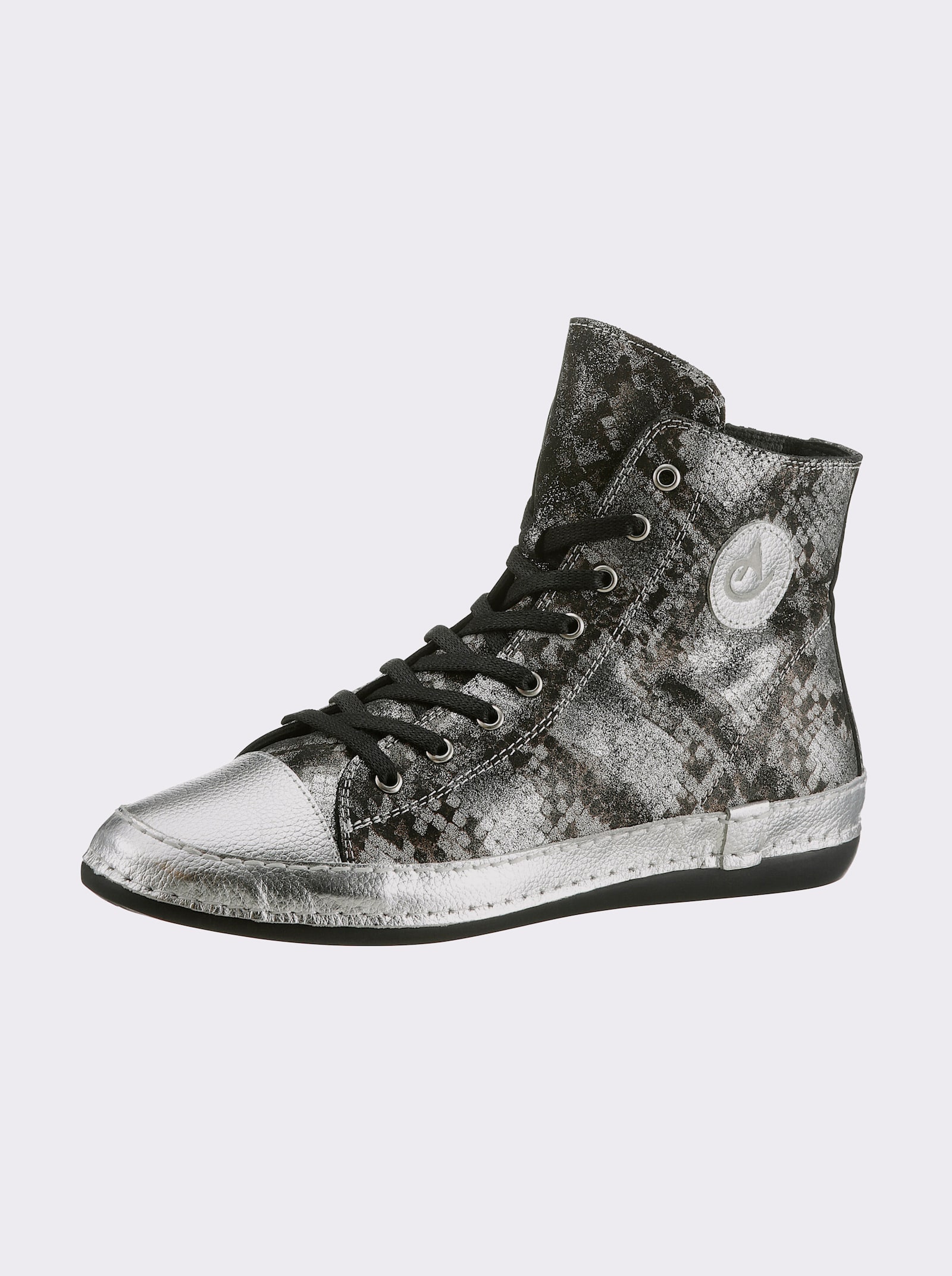 Andrea Conti Sneaker - schwarz-silberfarben