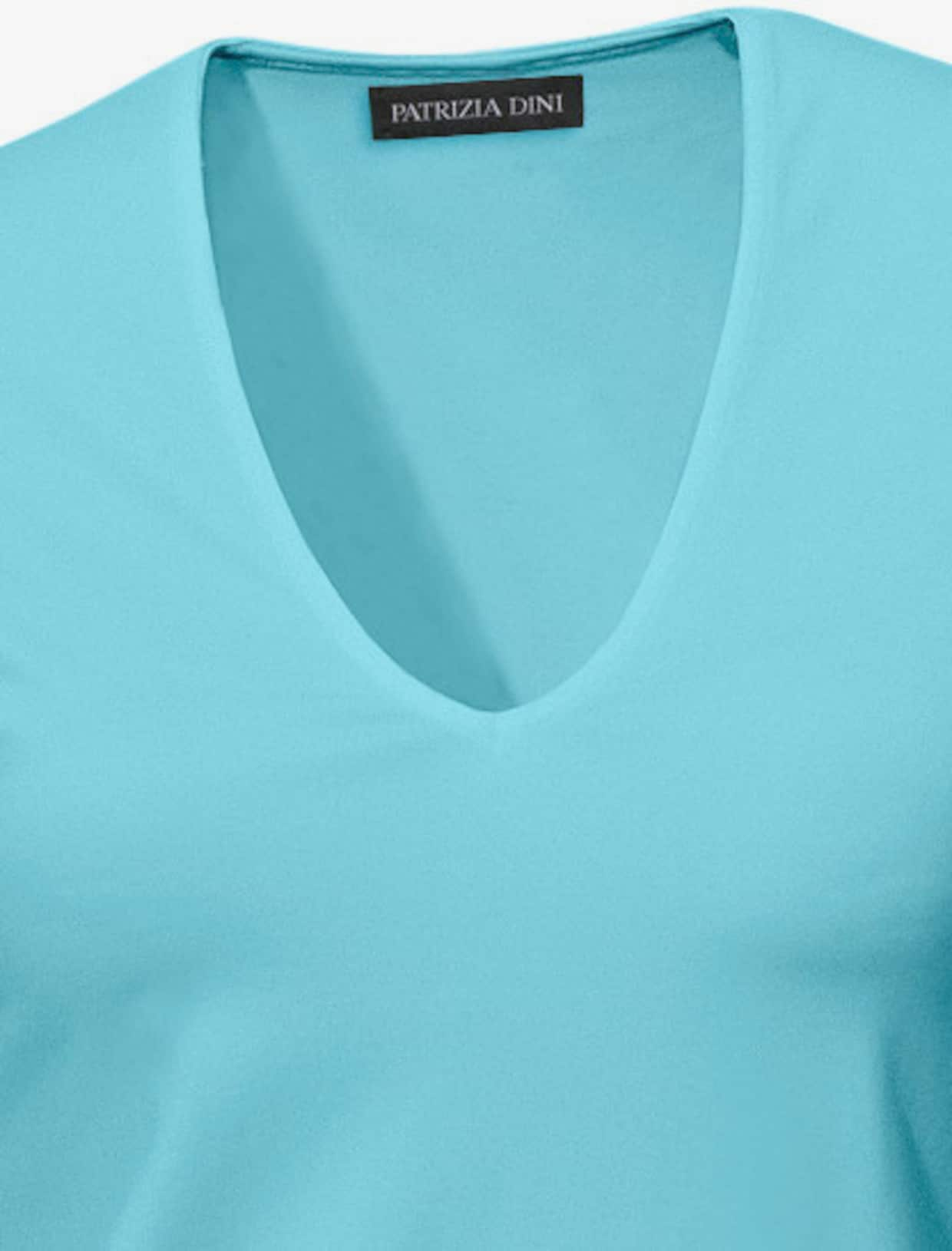 heine T-shirt en V - turquoise