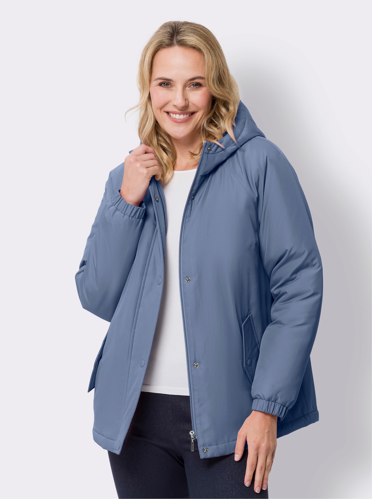 Jacke - taubenblau