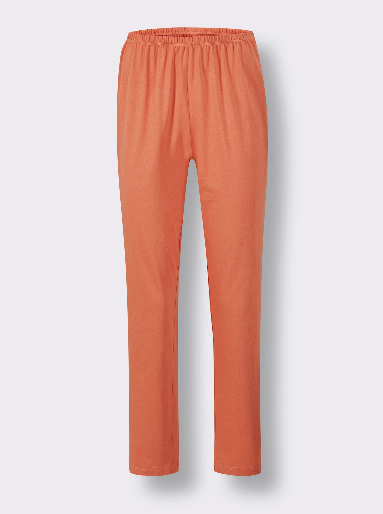 wäschepur Schlafanzüge mit Kontrastpaspel - kalkmint + papaya