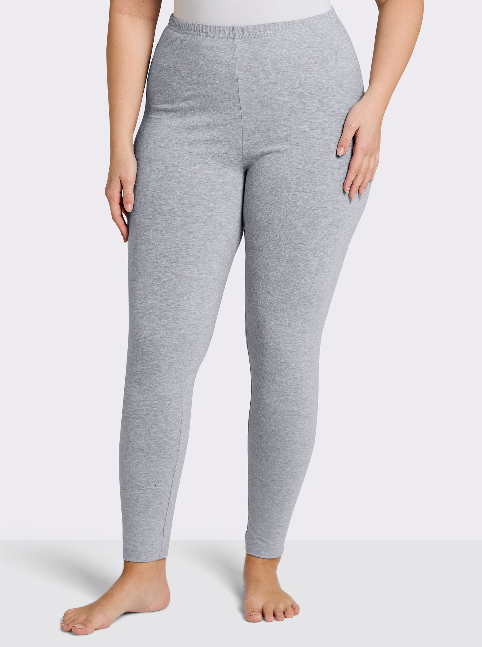 feel good Leggings - grau-meliert