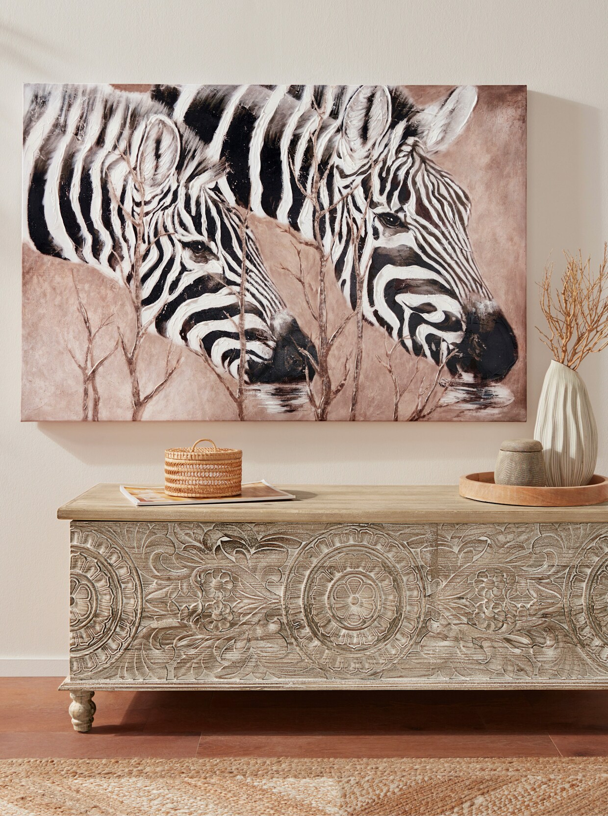 heine home Bild - natur-schwarz