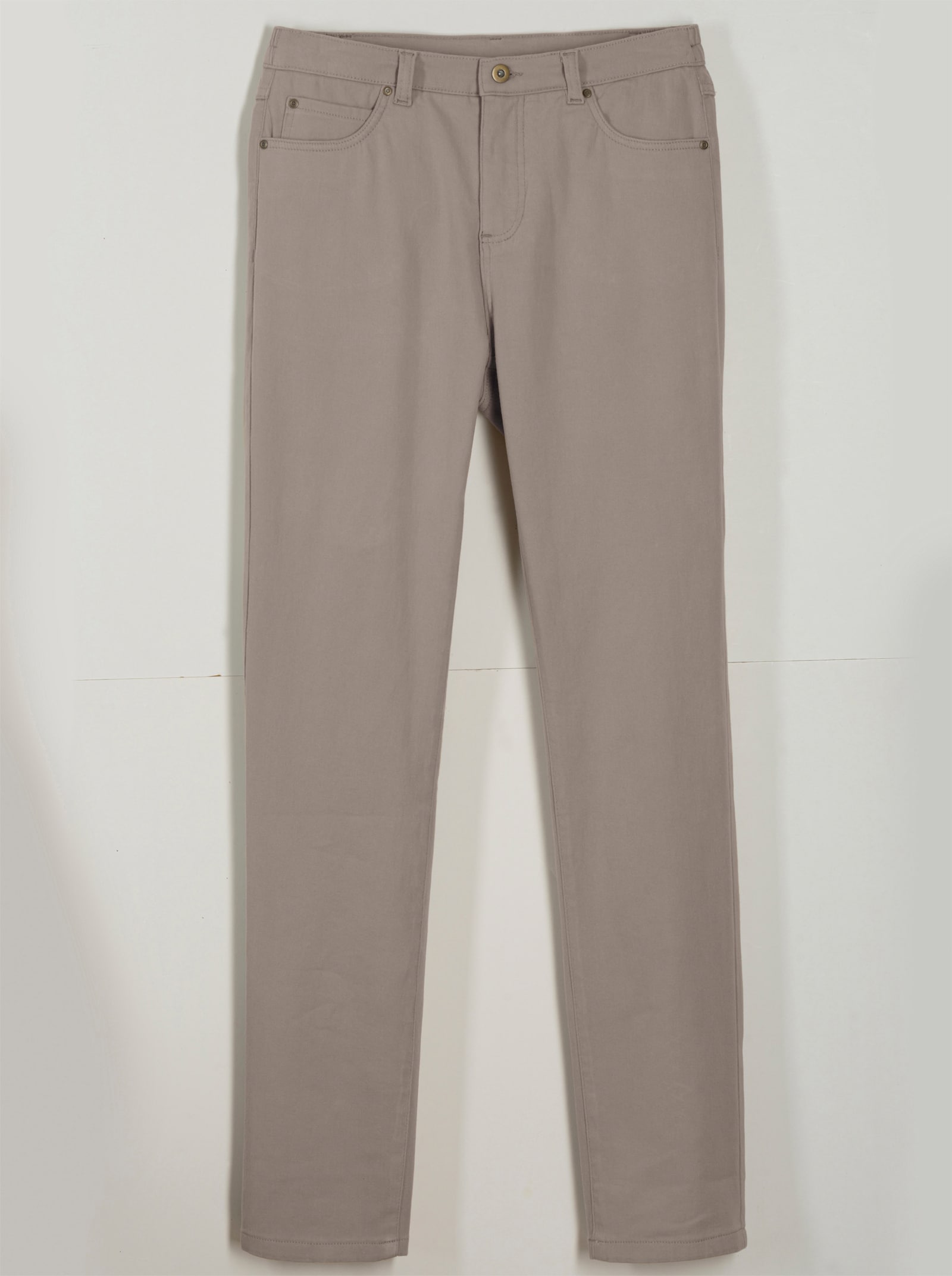 5-pocketsbroek met comfortband opzij - sesam