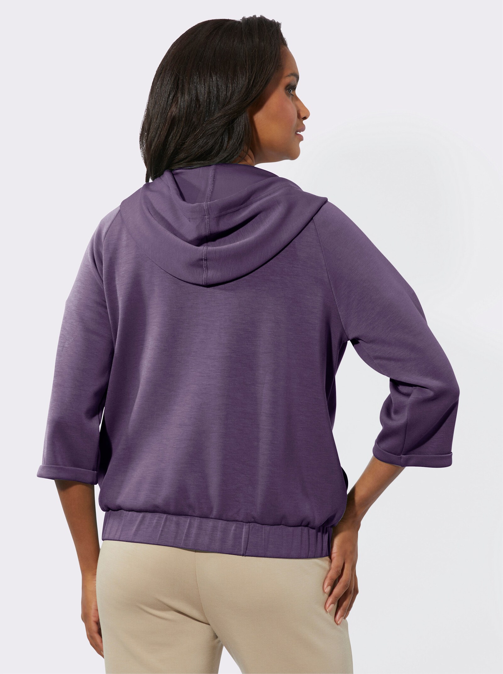 Shirtjacke mit Kapuze - feige