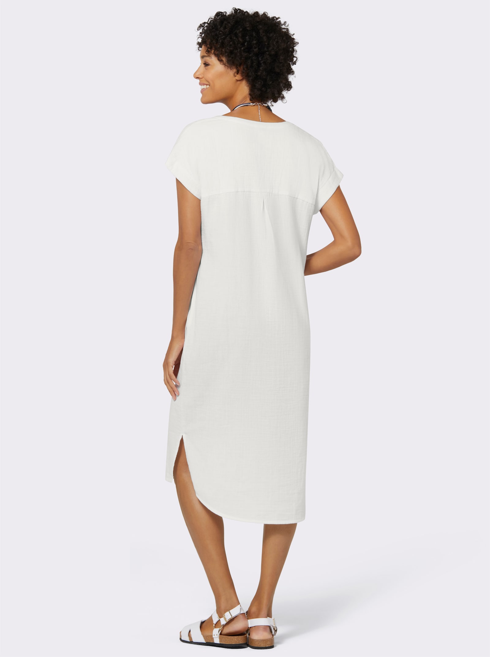 Sommerkleid in Musselin-Qualität - weiß