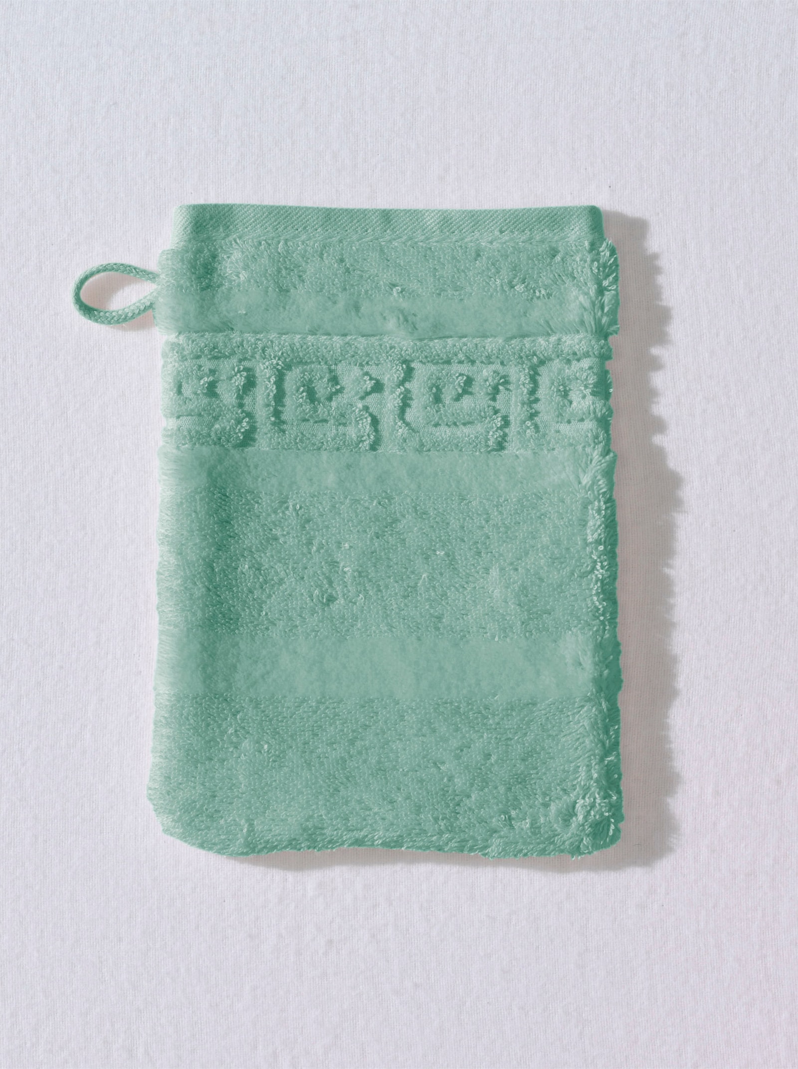 Cawö Handdoek - winterturquoise