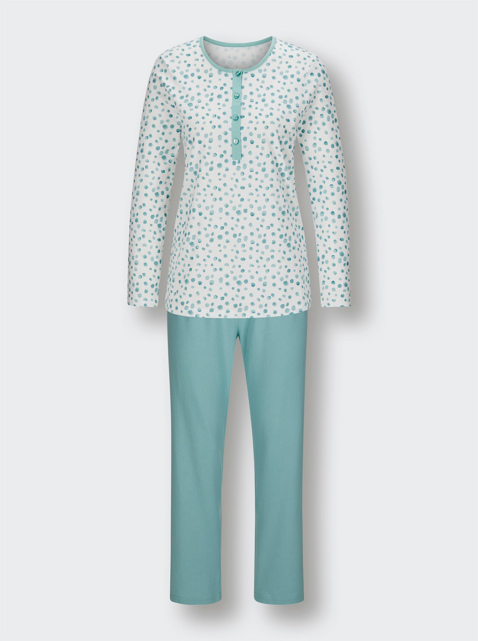 Ascafa Pyžama ke kombinování - mátová-potisk