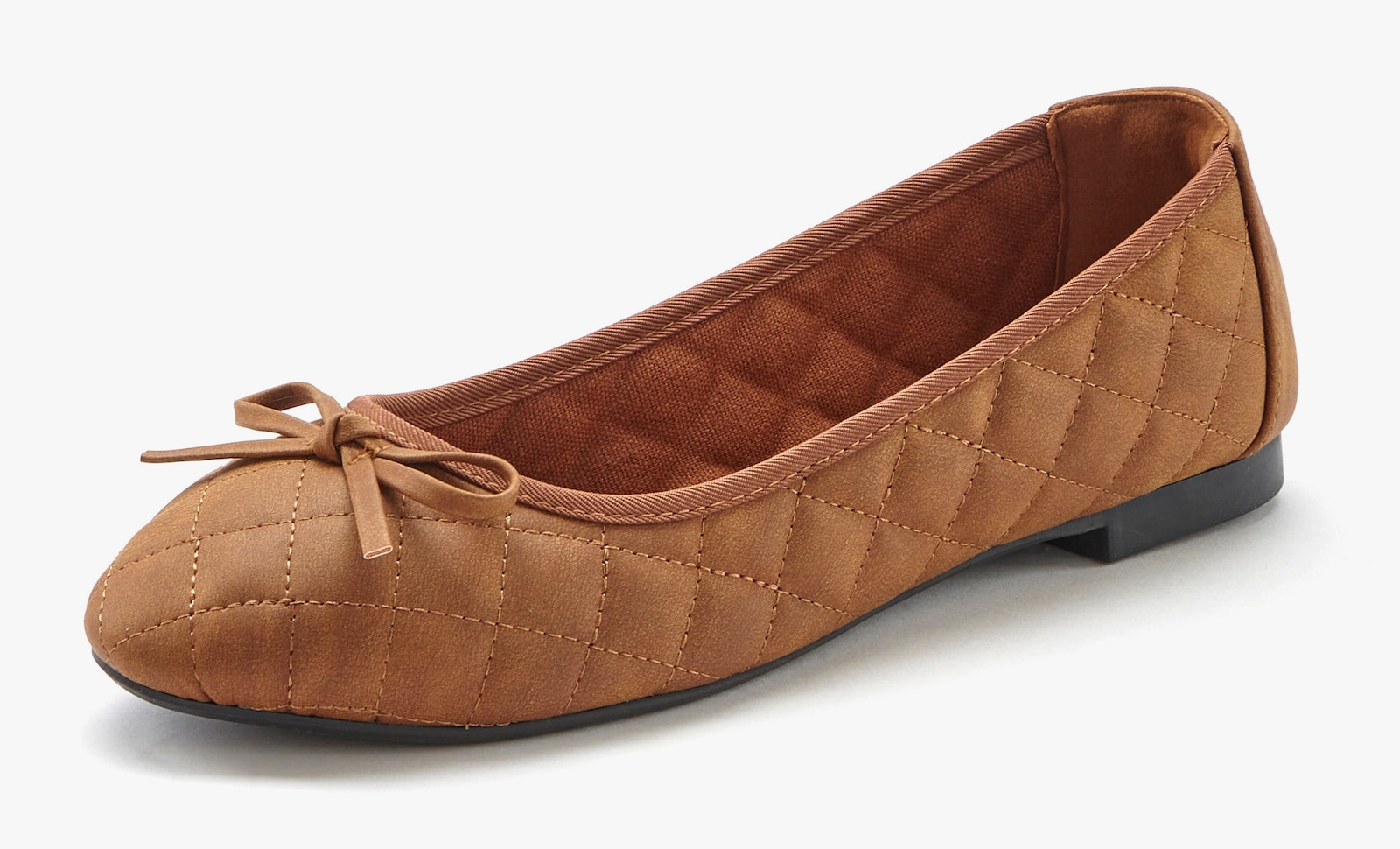 LASCANA Ballerina - cognacfarben