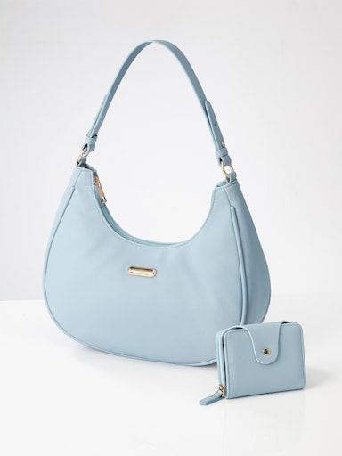 Handtasche mit Geldbörse - bleu