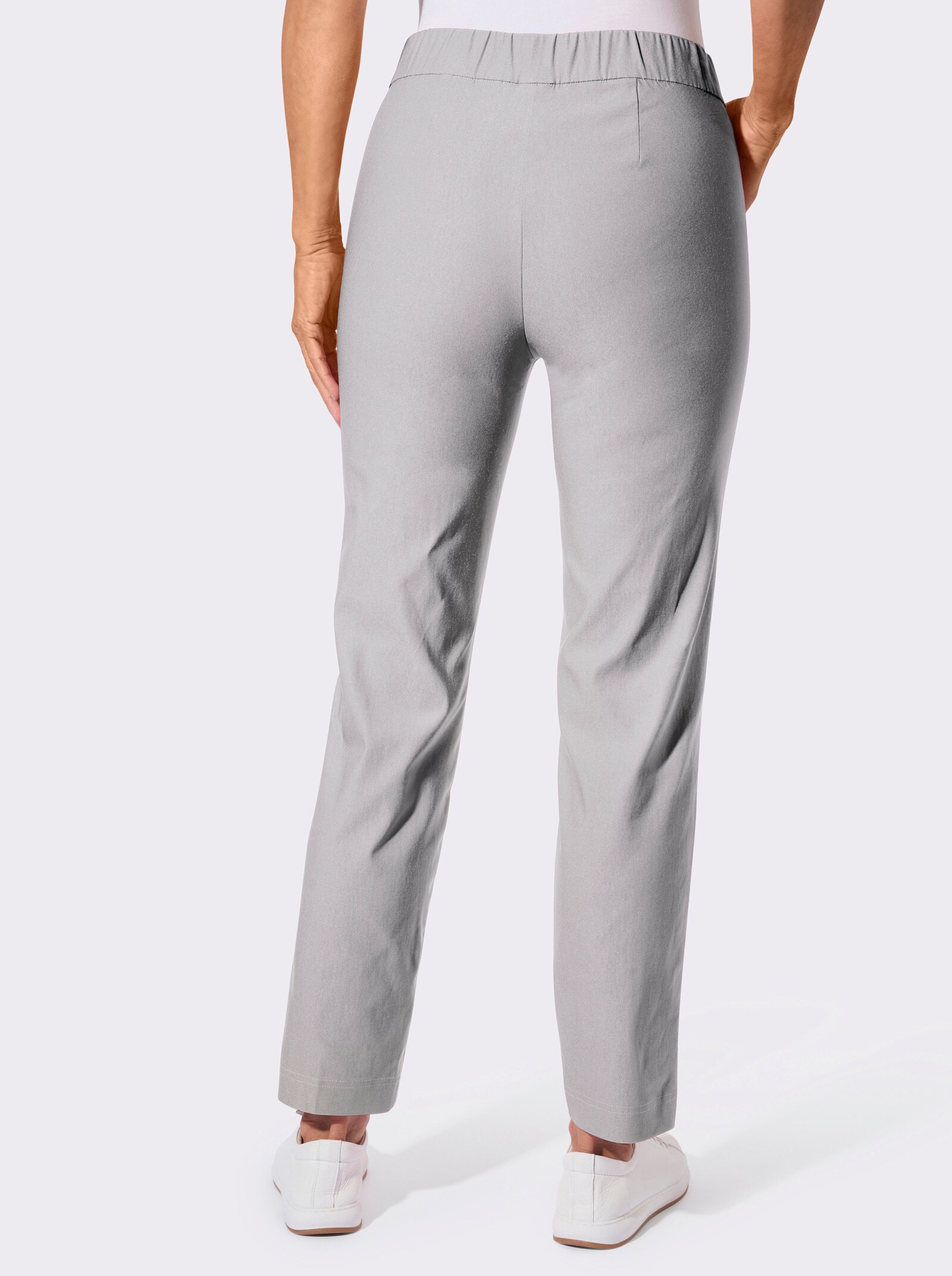 Bengalinhose mit Rundum-Dehnbund - steingrau