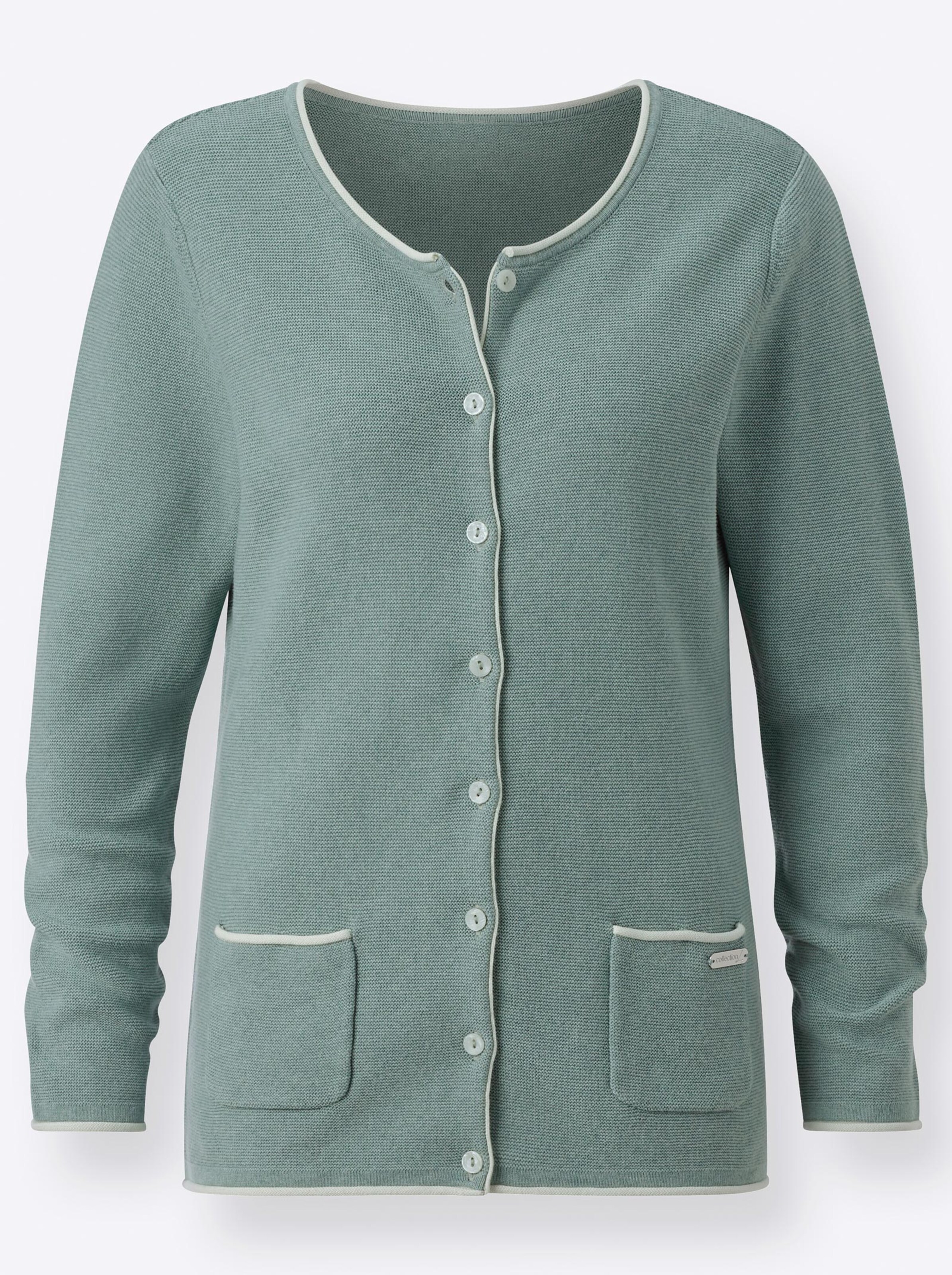 Damenmode Strickjacken Strickjacke in mint Damenmode Strickjacken Strickjacke in mint