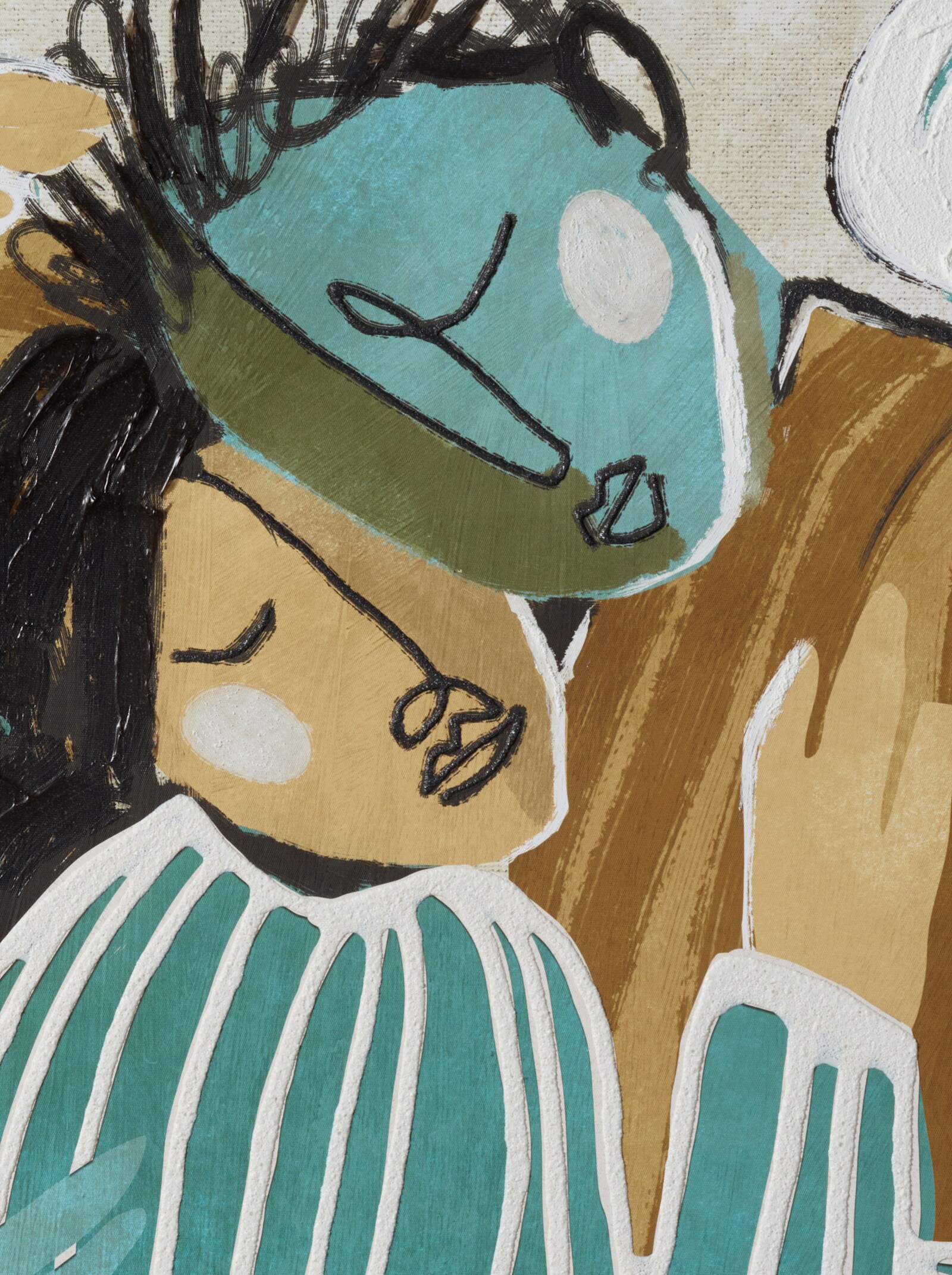 heine home Bild - natur-türkis