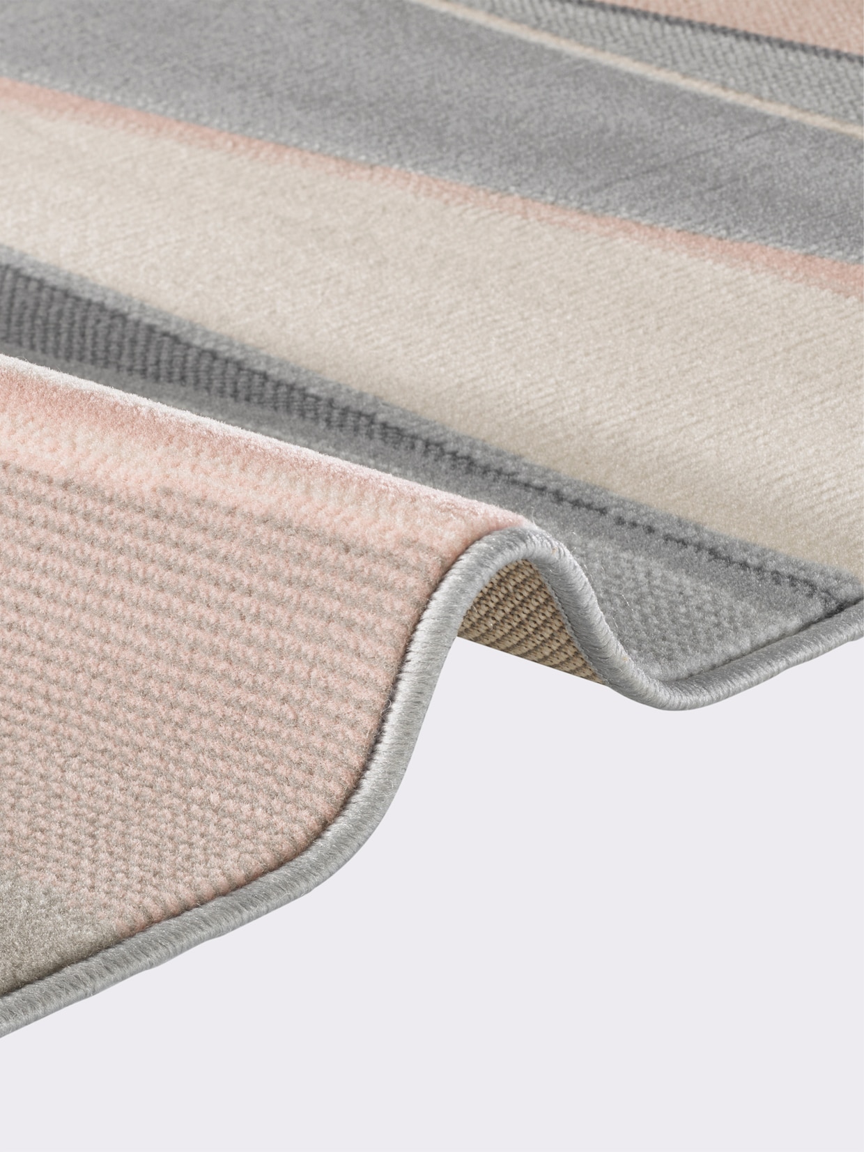 heine home Tapijt - grijs/roze