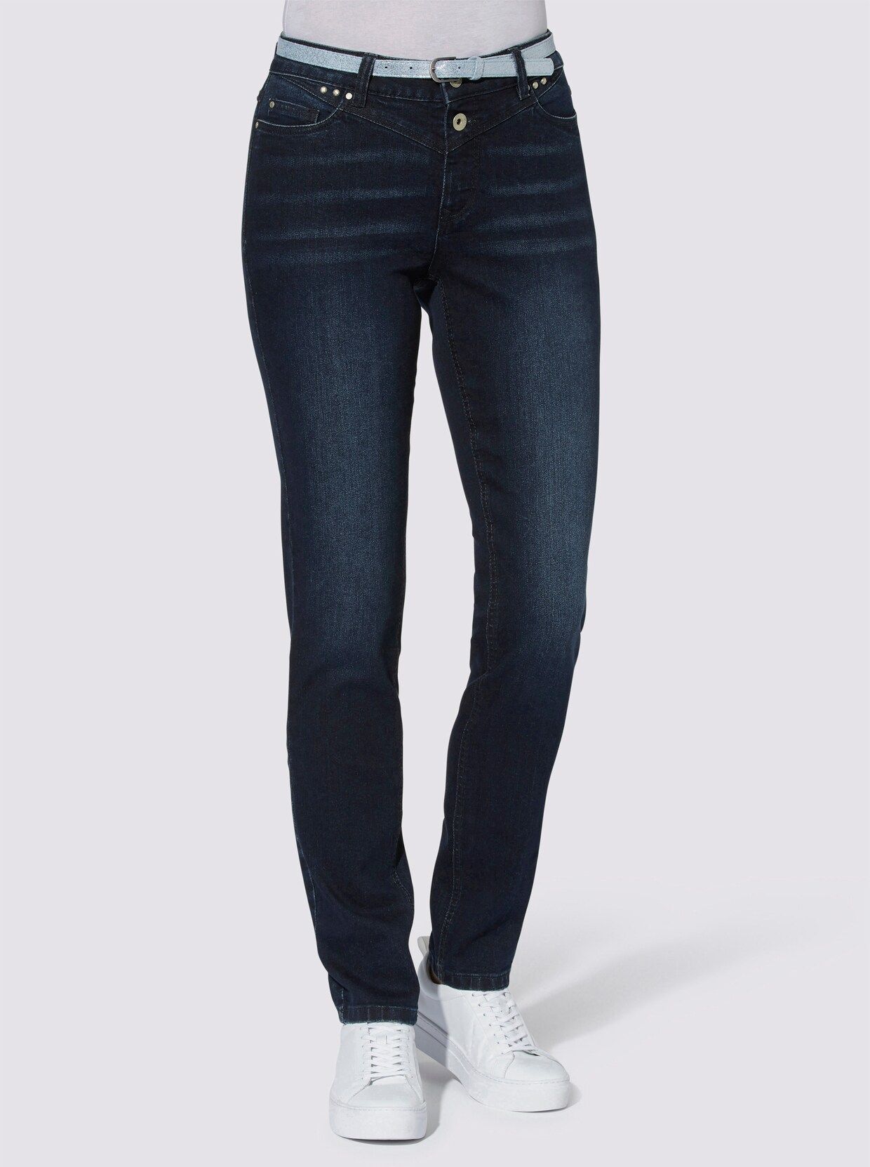 5-pocket jeans - dark-blue