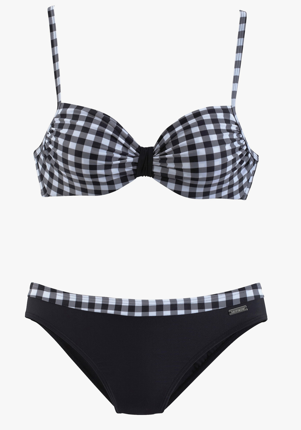 LASCANA Bügel-Bikini - schwarz-weiß