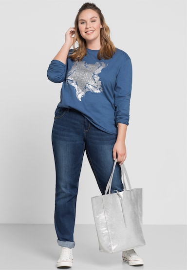 sheego Gerade Jeans - blue denim