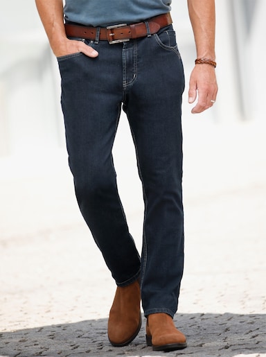 Jeans - darkblue stone-washed