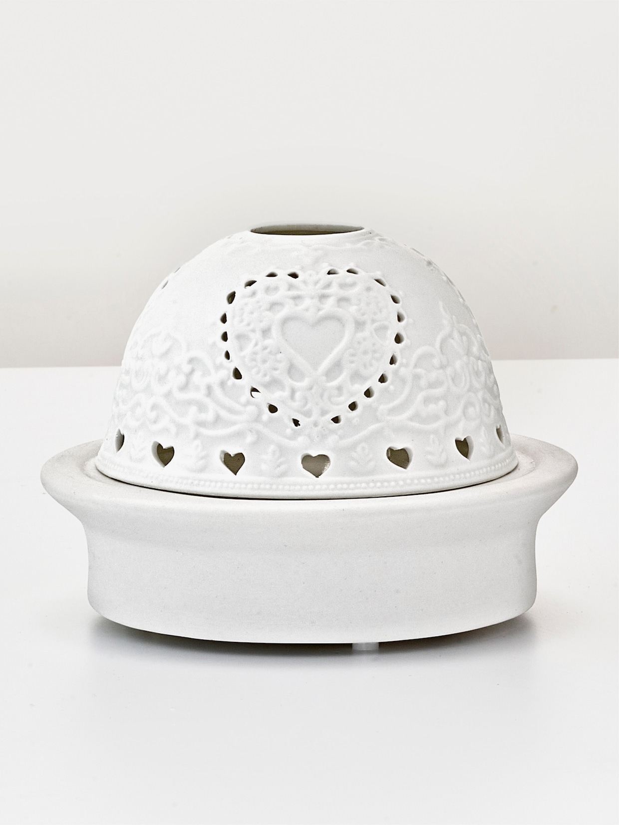 Porcelánová lampa - biela