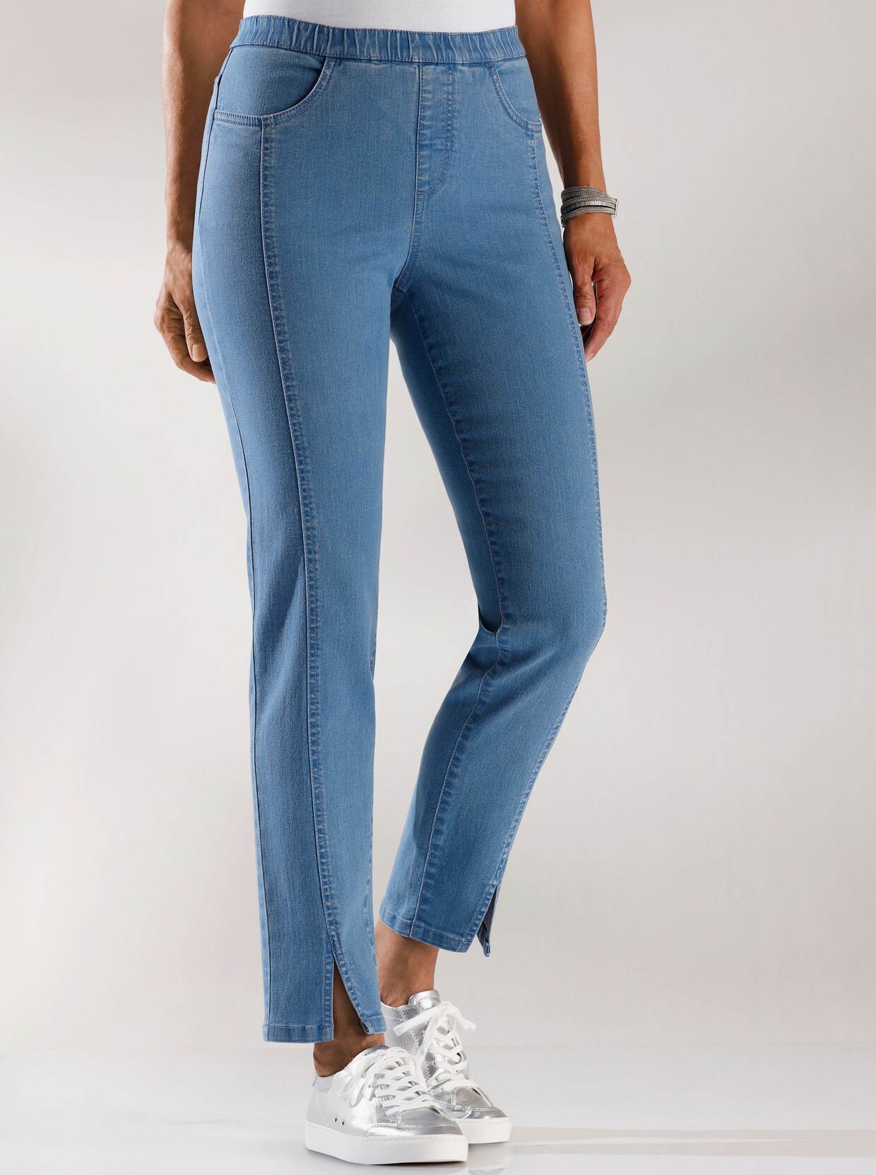 Bekväma jeans - blue-bleached