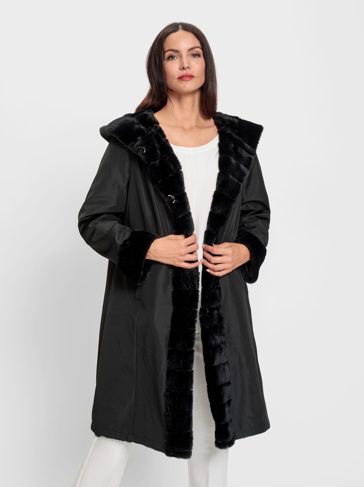 heine Manteau réversible - noir