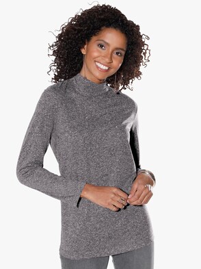 Shirt - anthrazit-meliert