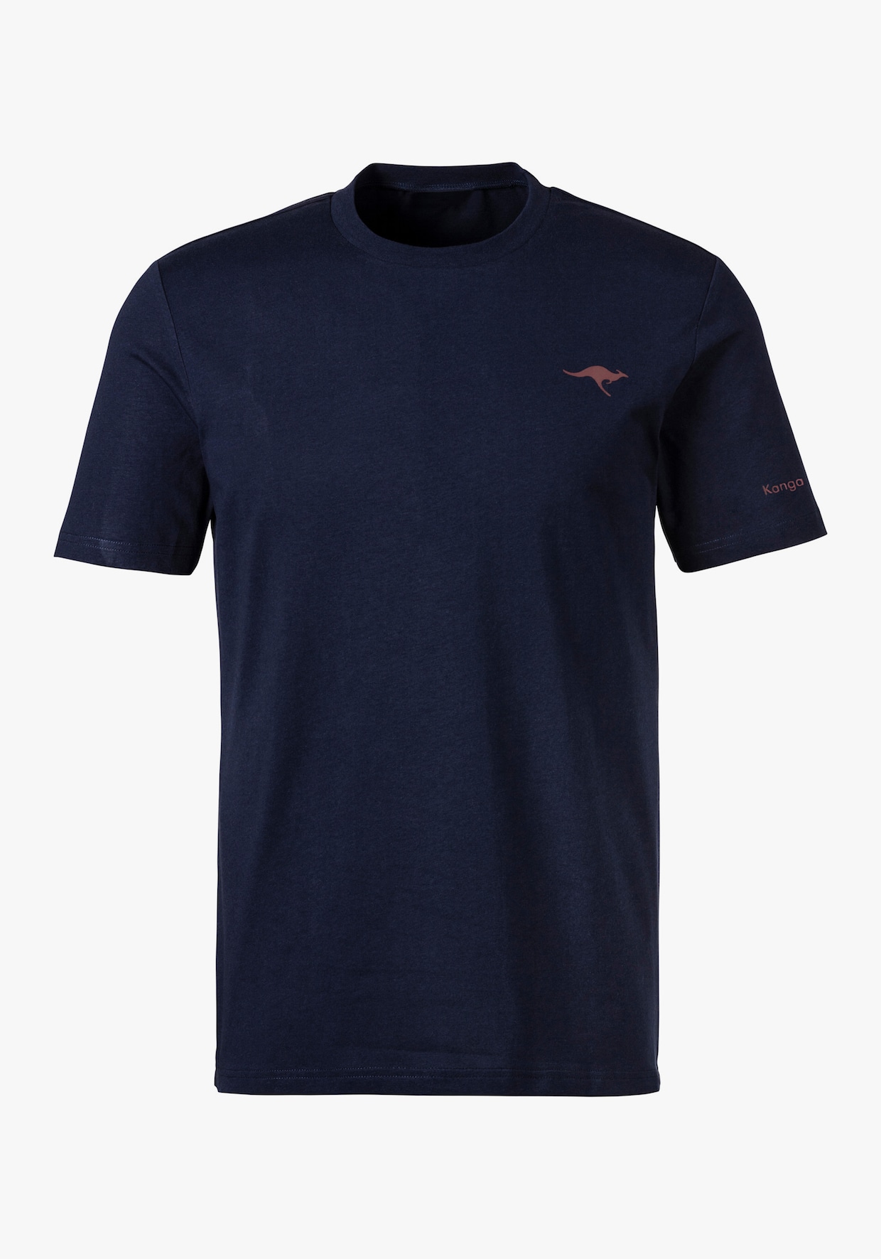 KangaROOS Kurzarmshirt - navy, weiß