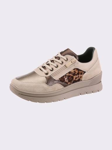 heine Sneaker - stein-leo-metallicfarben