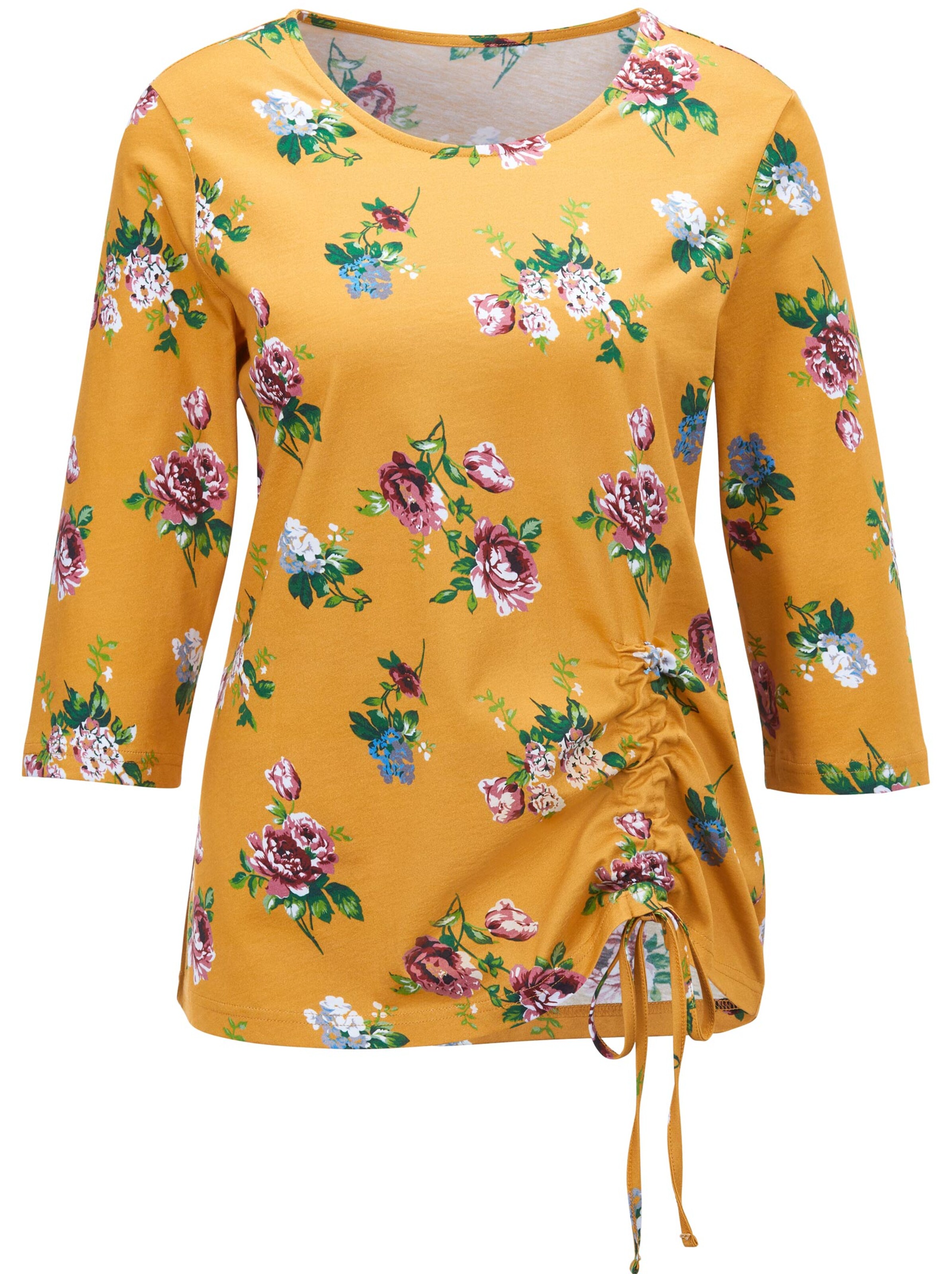 Shirt - ocker-bedruckt