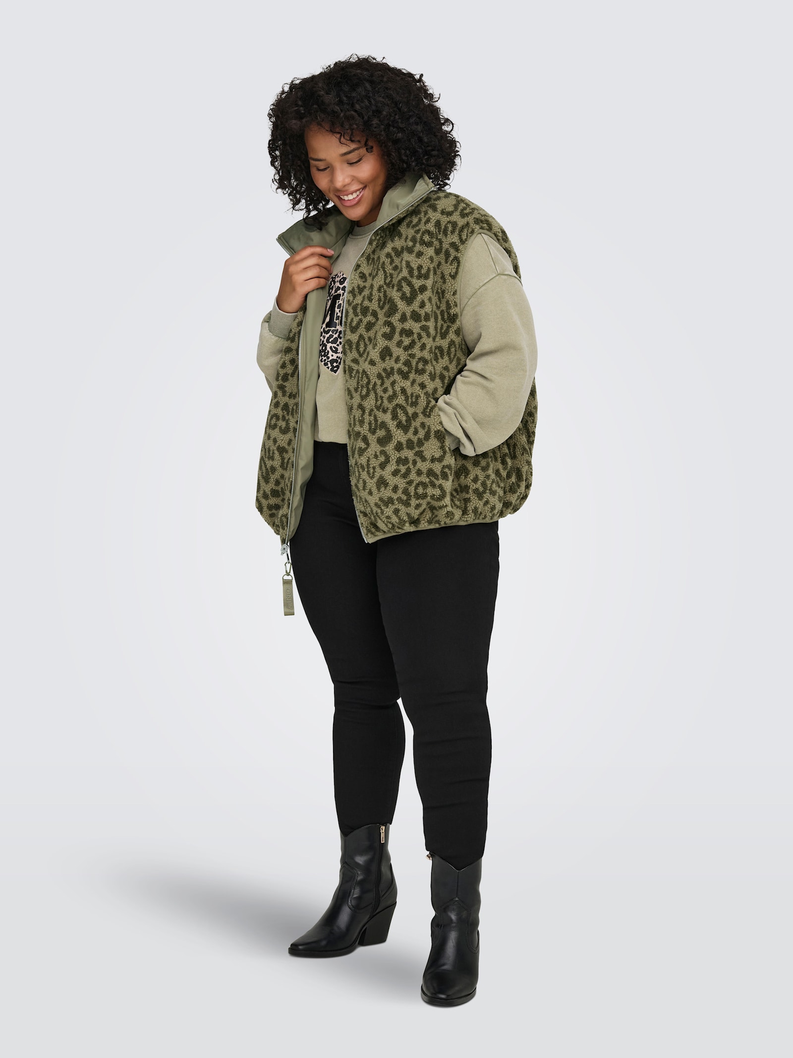 ONLY CARMAKOMA Steppweste - mermaid detail:leo