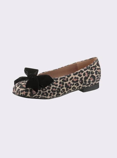 heine Ballerina - beige-schwarz