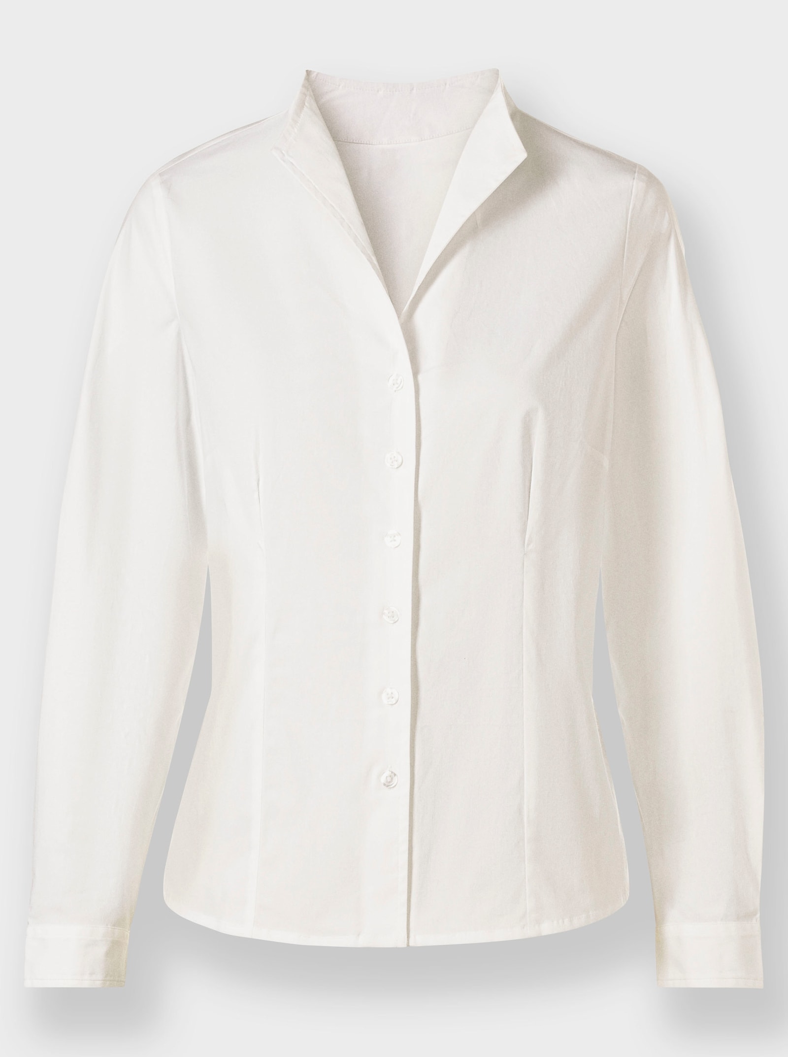 Langarmbluse mit EASY CARE-Ausrüstung - ecru