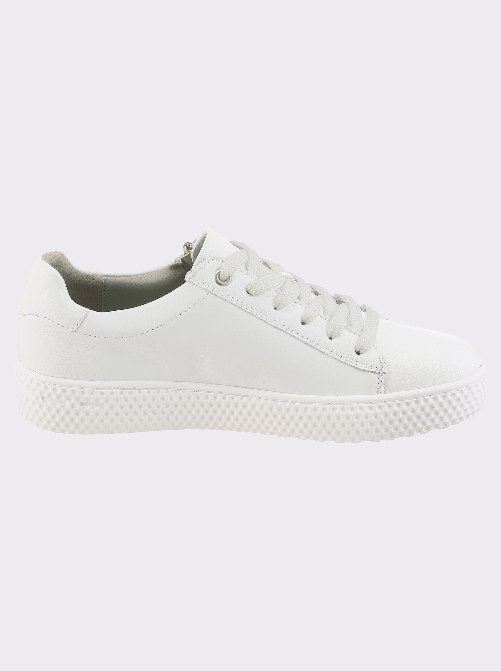 airsoft modern+ Sneaker mit Microfaser - weiß