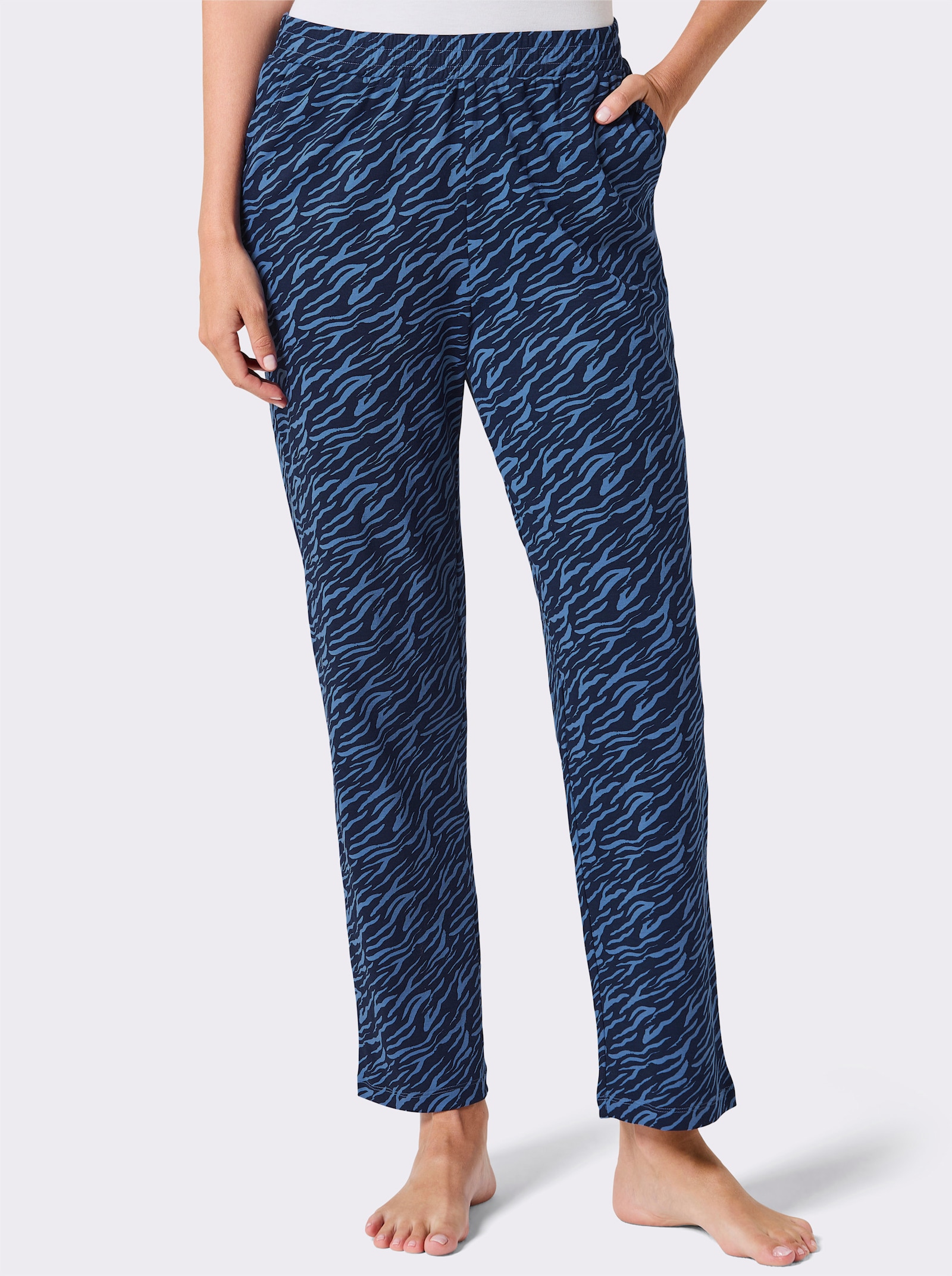 feel good Broek - marine/middenblauw