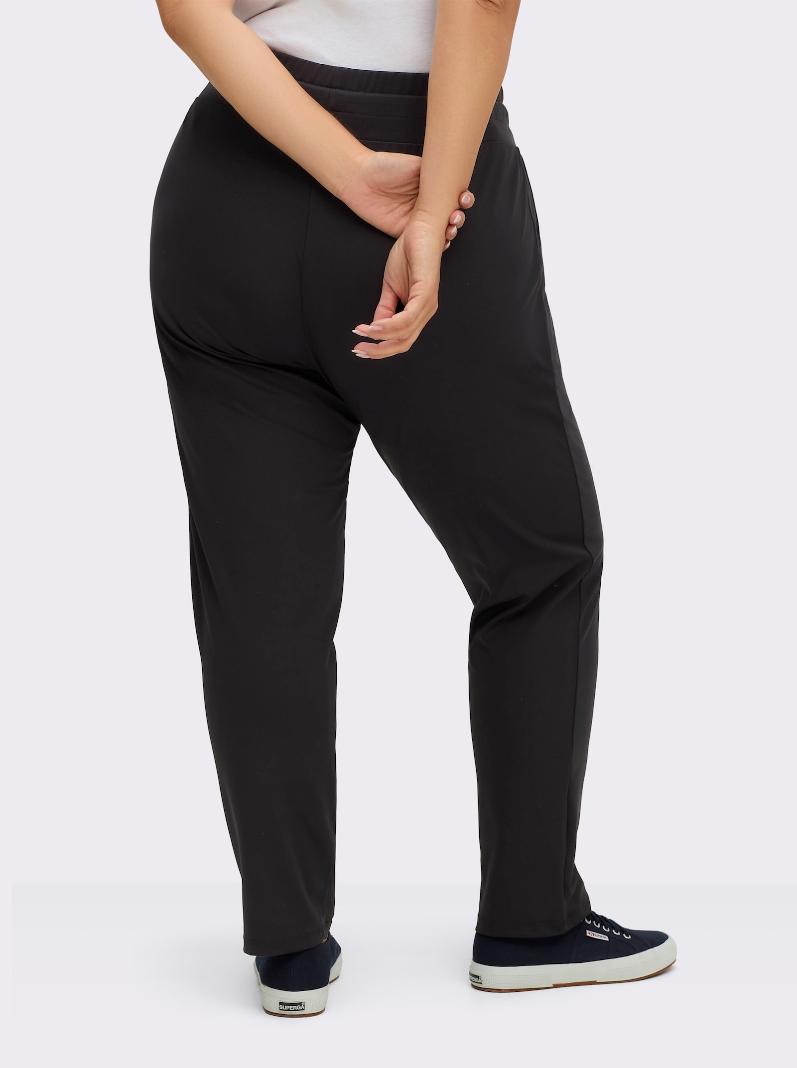 Schlupfhose in Stretch-Qualität - schwarz
